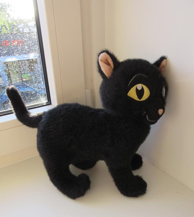 Efteling knuffel Dance Macabre zwarte kat, Verzenden, Zo goed als nieuw, Overige typen