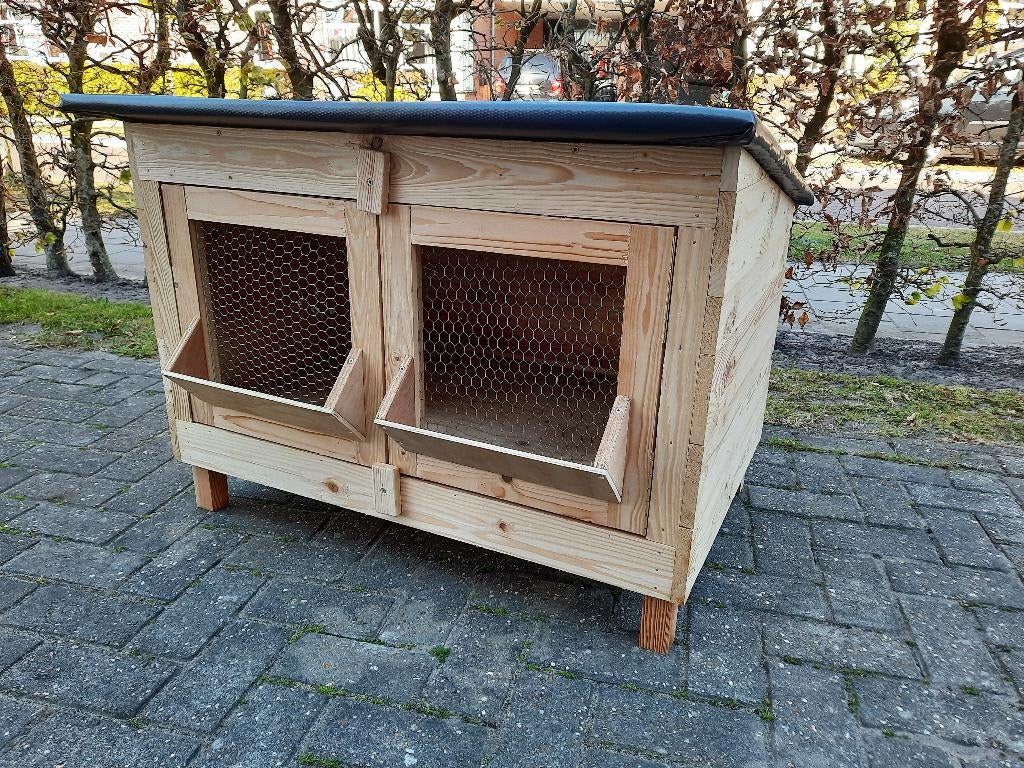 Nieuw Konijnenhok 88x60x60cm, Dieren en Toebehoren, Knaagdieren en Konijnen | Hokken en Kooien, 60 tot 90 cm, Nieuw, Ophalen of Verzenden