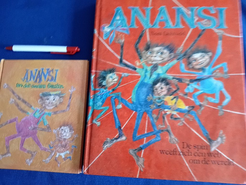 Anansi de spin., Boeken, Ophalen of Verzenden, Gelezen, Fictie algemeen