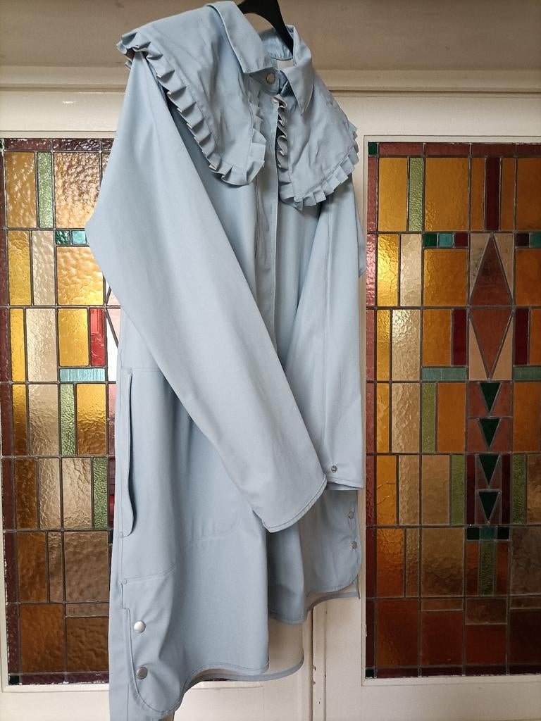 Regenjas Ilse Jacobsen, Kleding | Dames, Blauw, Maat 42/44 (L), Ophalen of Verzenden, Ilse Jacobsen