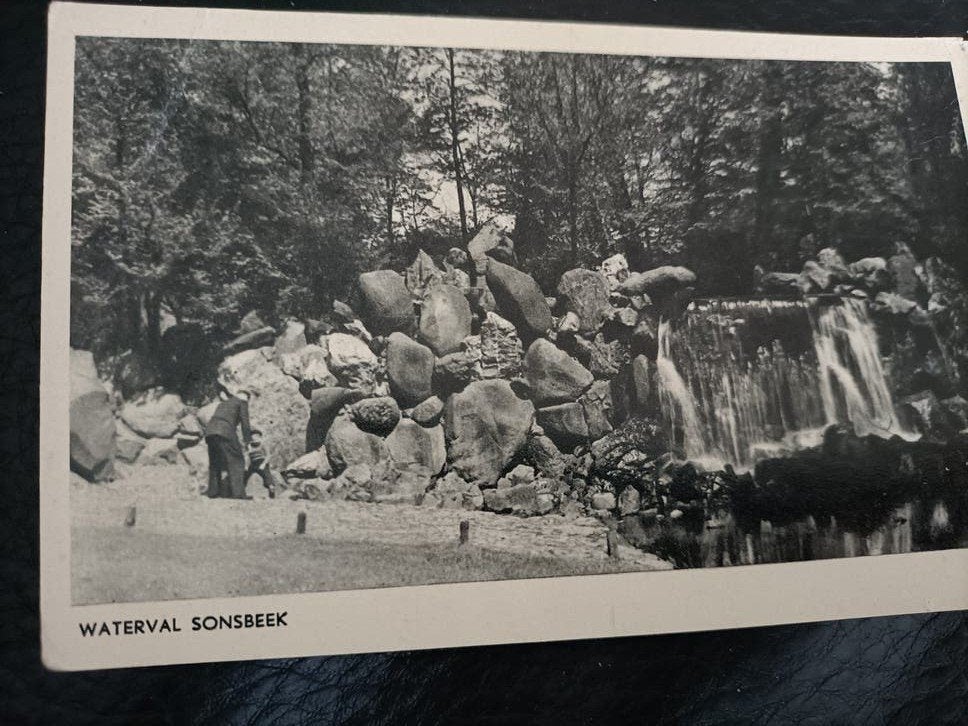 Arnhem 1953 Sonsbeek Waterval, Ophalen of Verzenden, 1940 tot 1960, Gelopen, Gelderland