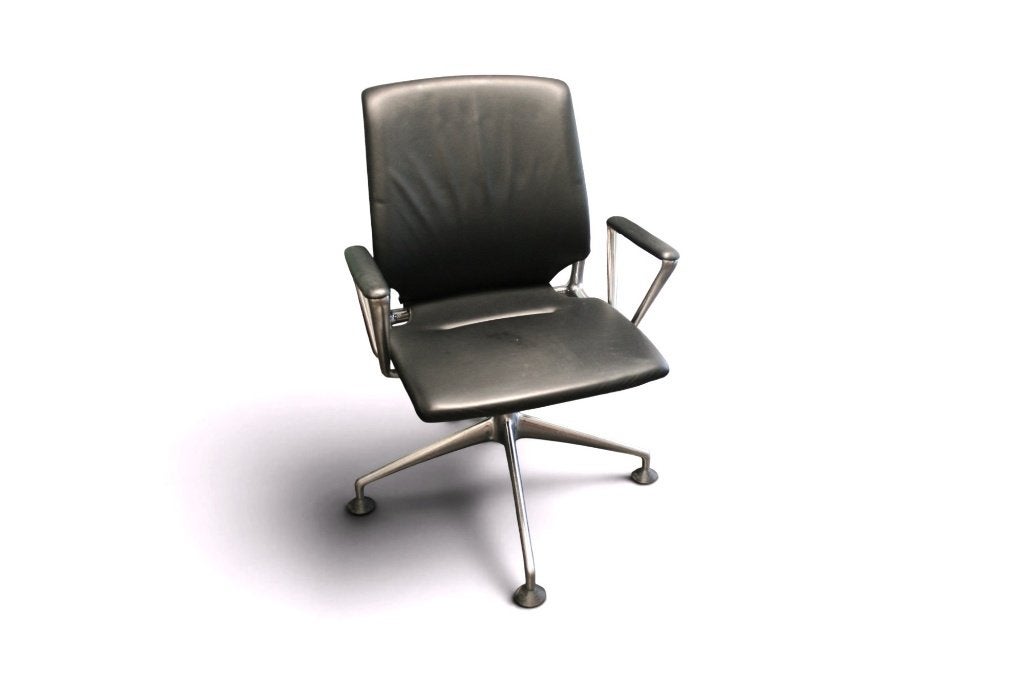 Vitra Meda stoel – Designklassieker van Alberto Meda, Ophalen, Zwart, Info@degezel.nl, De Gezel