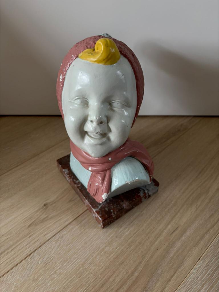 VINTAGE BEELD KINDERHOOFDJE (1978/DM), Ophalen of Verzenden, Gebruikt, Mens