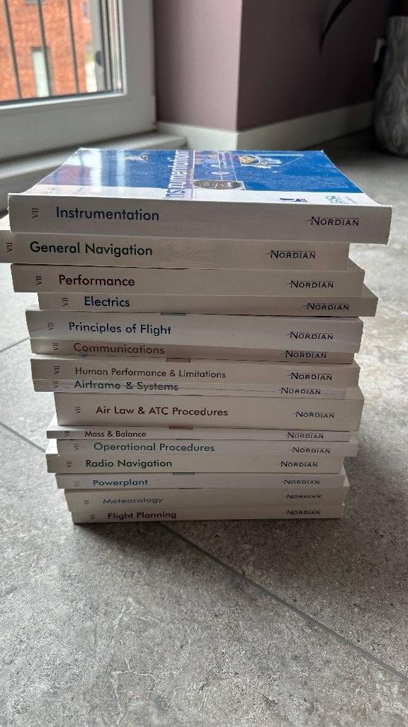 ATPL theorie boeken - Nordian Aviation Training Systems, Boeken, Nordian, Ophalen of Verzenden, Zo goed als nieuw, Beta