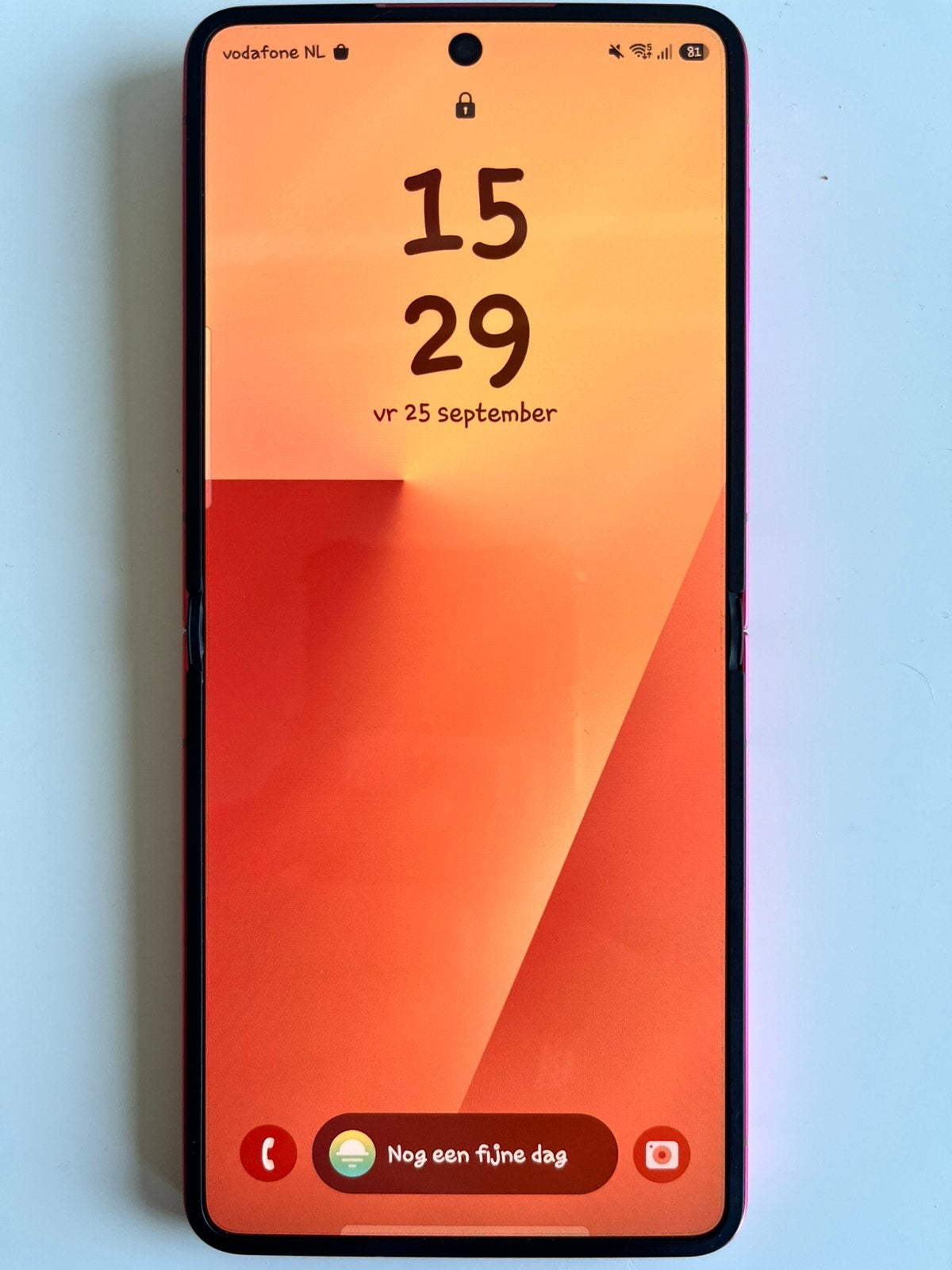 Samsung Galaxy Z Flip7 256GB Roze – 100% Batterij