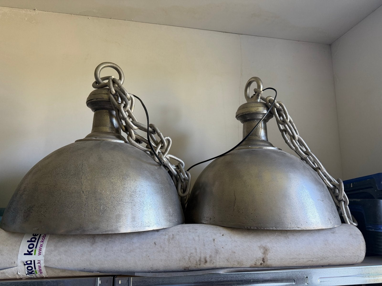 Hanglamp set van 2 stuks  PTMD, Ophalen, Zo goed als nieuw, Metaal