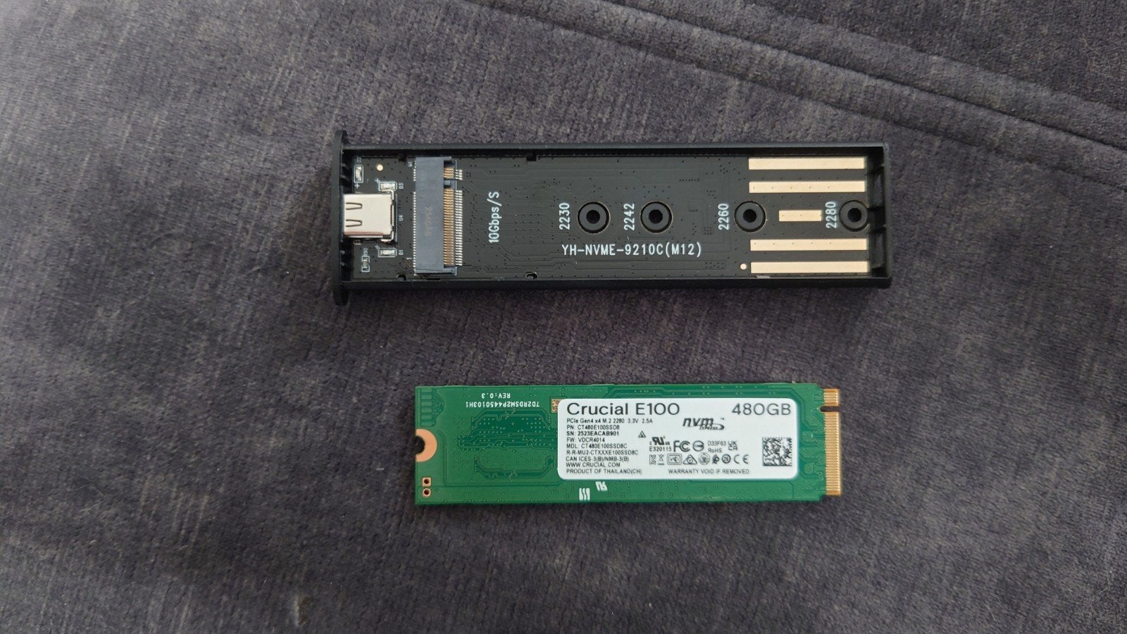 Externe ssd m.2 480gb, Computers en Software, Harde schijven, Ophalen of Verzenden, Laptop, USB