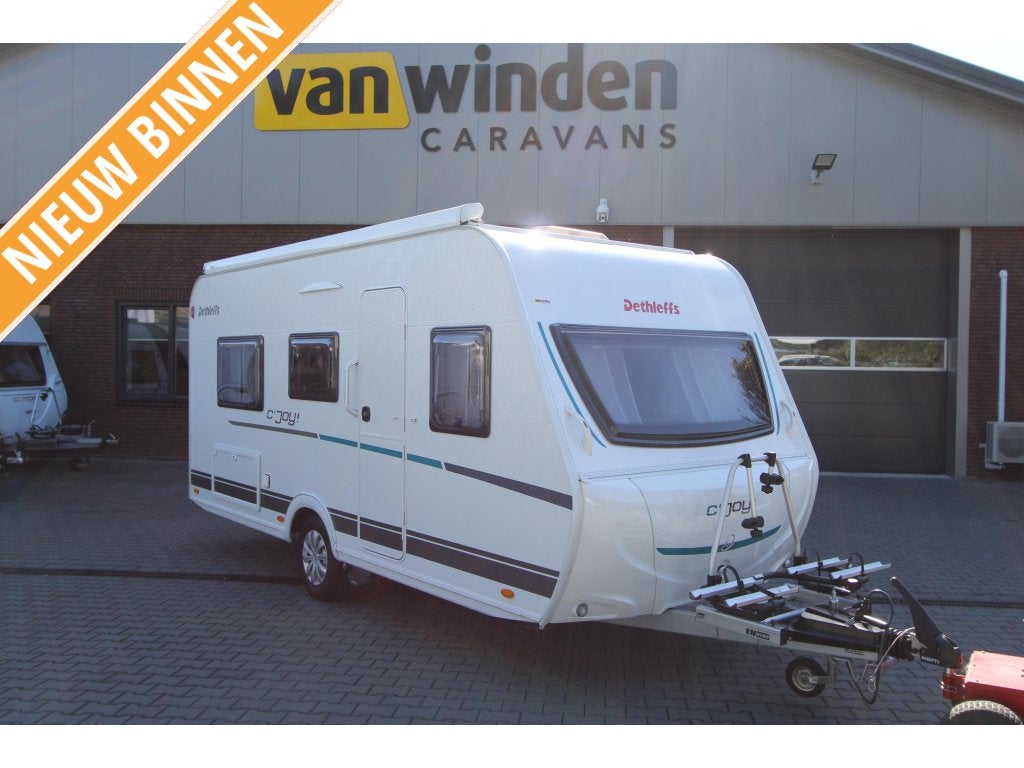 Dethleffs C'Joy 460 LE ThuleLuifel-Mover-2023, Caravans en Kamperen, Standaardzit, Bedrijf, Kachel, Dethleffs