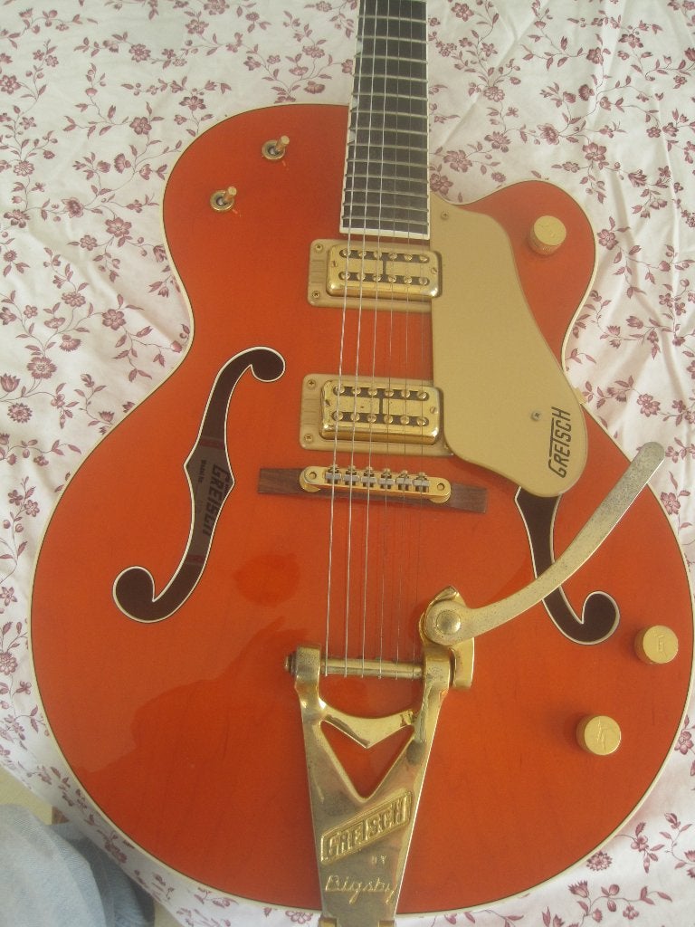 Gretsch 6120 plus enkele oudere effectpedalen, Ophalen, Gebruikt, Hollow body, Overige merken