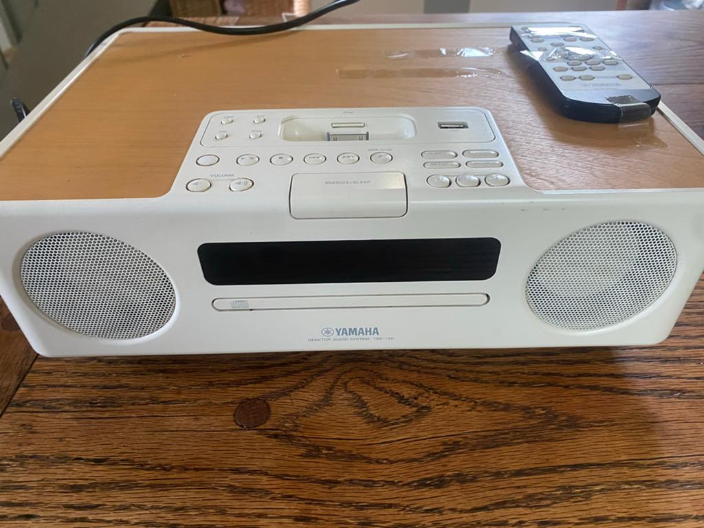Yamaha TSX-130 Microset met CD, iPod dock en USB, Overige merken, Ophalen of Verzenden, Zo goed als nieuw, Microset