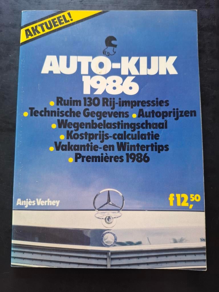 Auto kijk 1986, Anjes Verhey, Ophalen of Verzenden, Algemeen