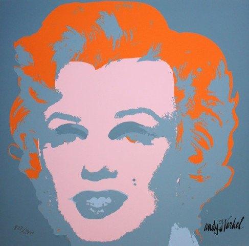 Andy Warhol Kleur Lithogr "Marilyn Monroe Rosa Face" Ges Gen, Ophalen of Verzenden