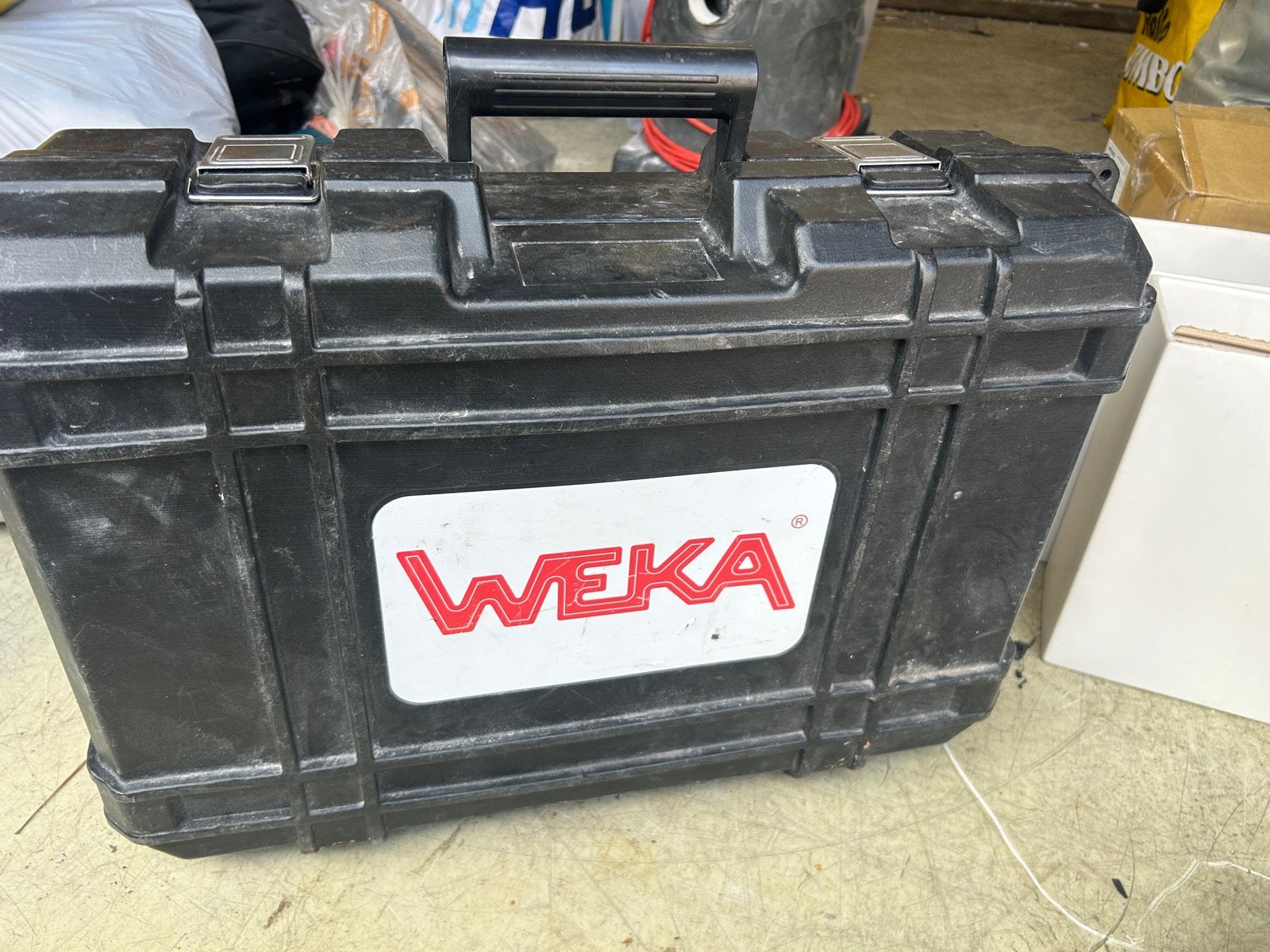 Weka diamantboormachine  met div boren en Starmix stofzuiger, Ophalen of Verzenden, Gebruikt, 600 watt of meer, Boormachine