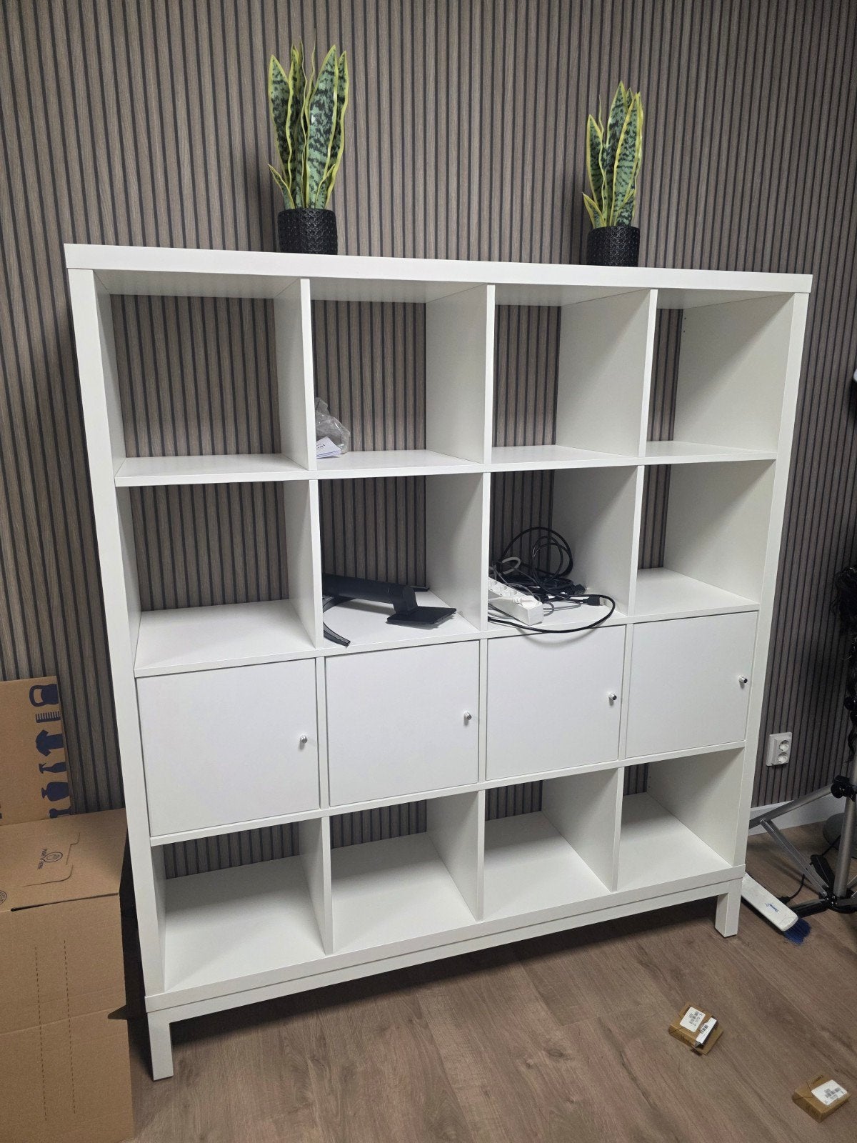 Ikea Kallax met inzet en frame., Ophalen, Zo goed als nieuw