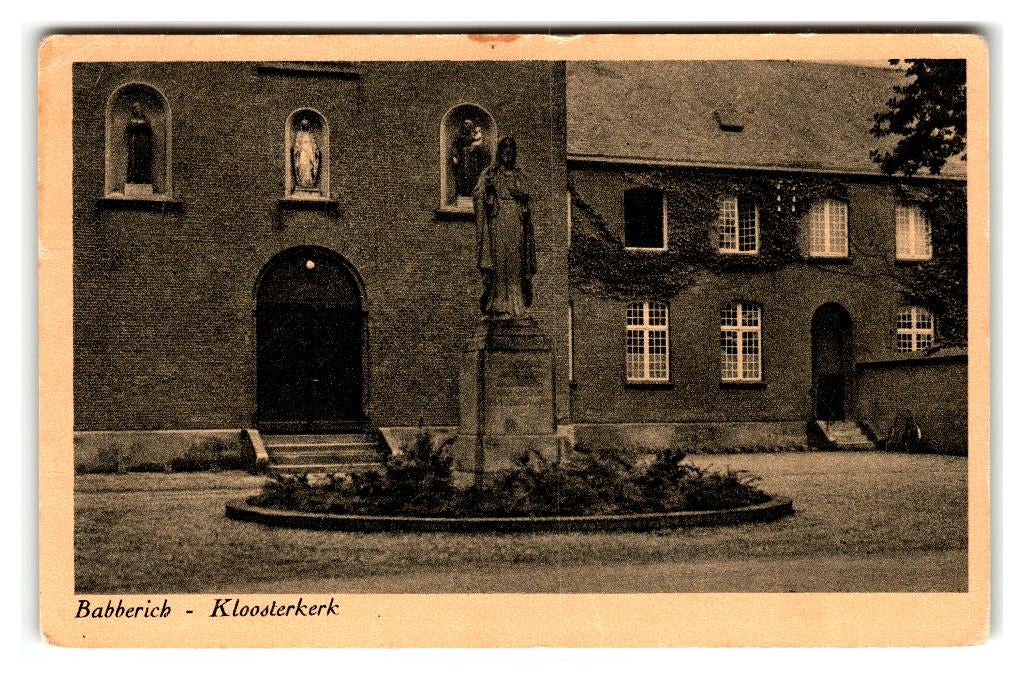 Babberich, (bij Zevenaar) Kloosterkerk, Verzenden, 1920 tot 1940, Ongelopen, Gelderland