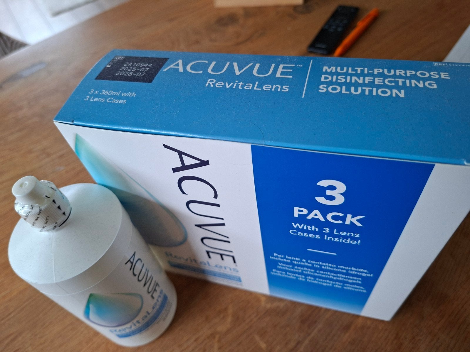 Lenzenvloeistof ACUVUE 4x360mL Multi-Purpose Desinfectere, Ophalen of Verzenden, Nieuw, Overige typen