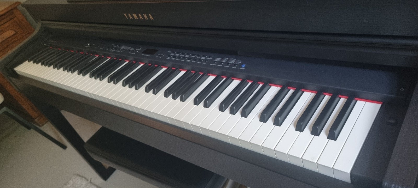 Yamaha CLP-470B Clavinova Digitale Piano met Kruk, Ophalen, Gebruikt, Zwart, Digitaal