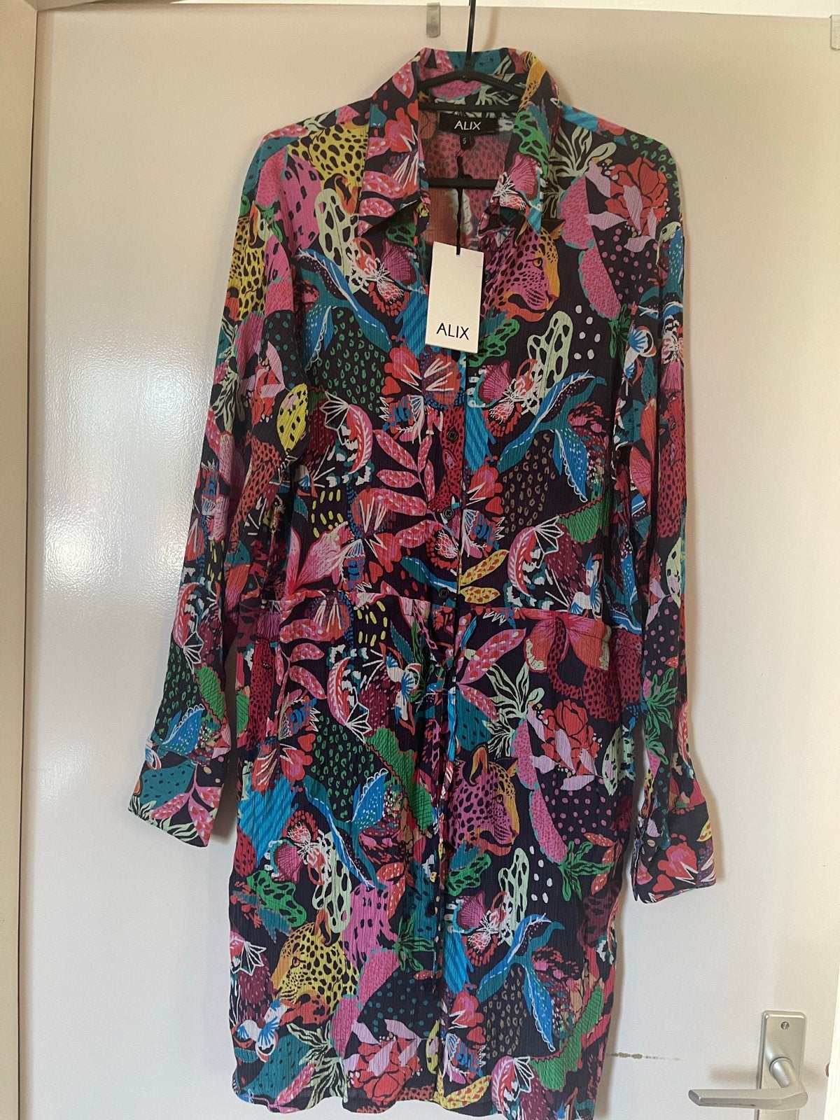 Alix the label multicolor jurk maat S | nieuw met label, Overige kleuren, Verzenden, Nieuw, Maat 36 (S)