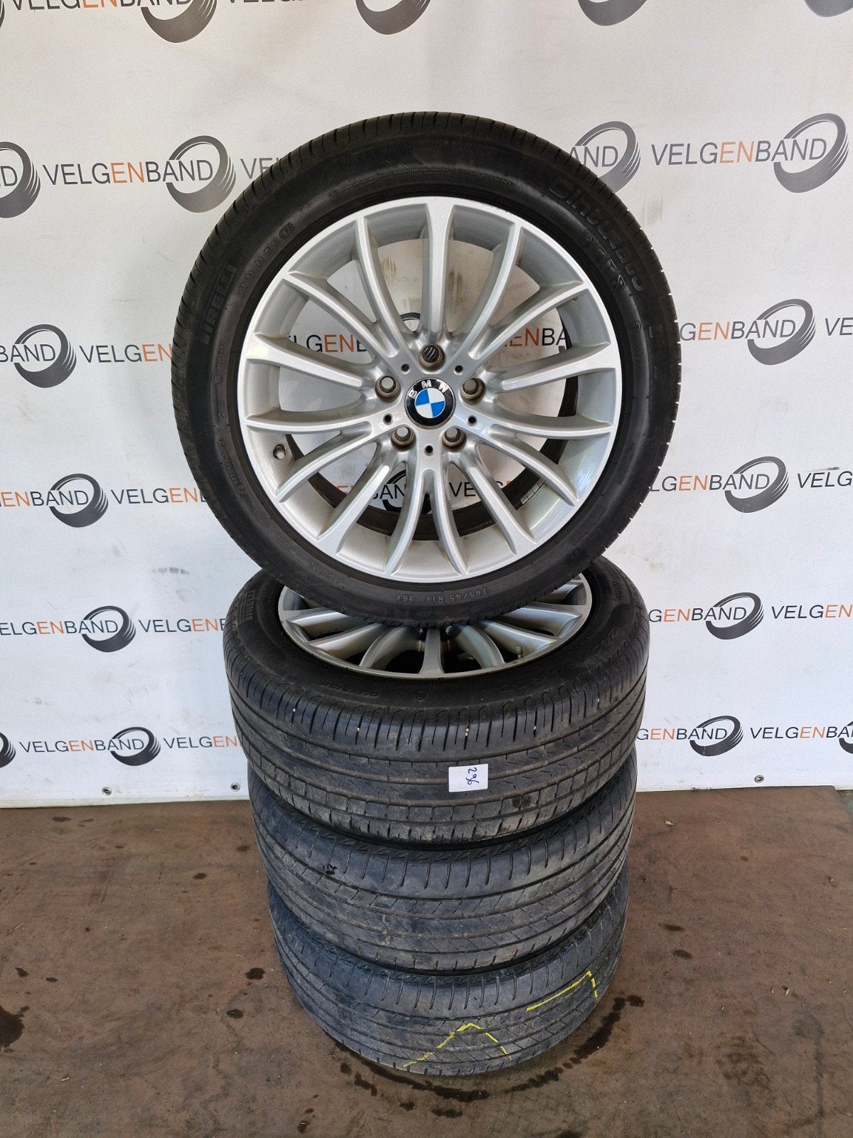 Zomerset BMW 5 serie F10 F11 245 45 18 5x120 72.5 zomerband, 18 inch, ., Ophalen of Verzenden, .
