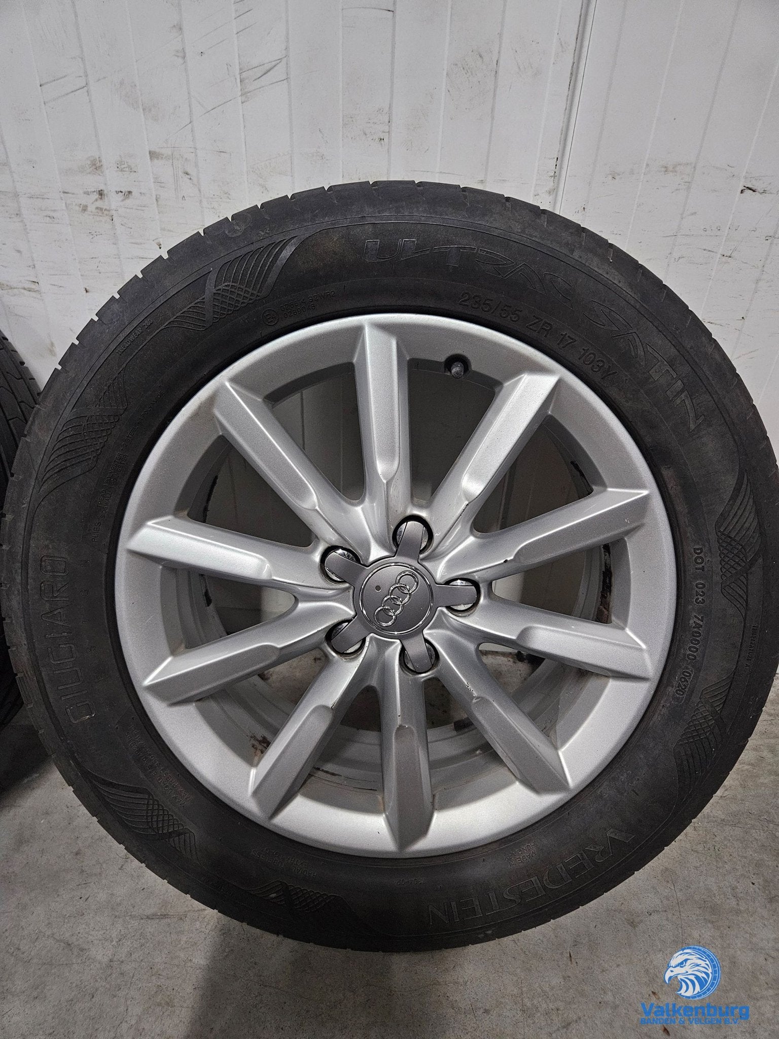5-6mm! Originele Audi Q3 8U 17 inch velgen 5x112 zomerbanden, Auto-onderdelen, Banden en Velgen, Gebruikt, -, -, Banden en Velgen
