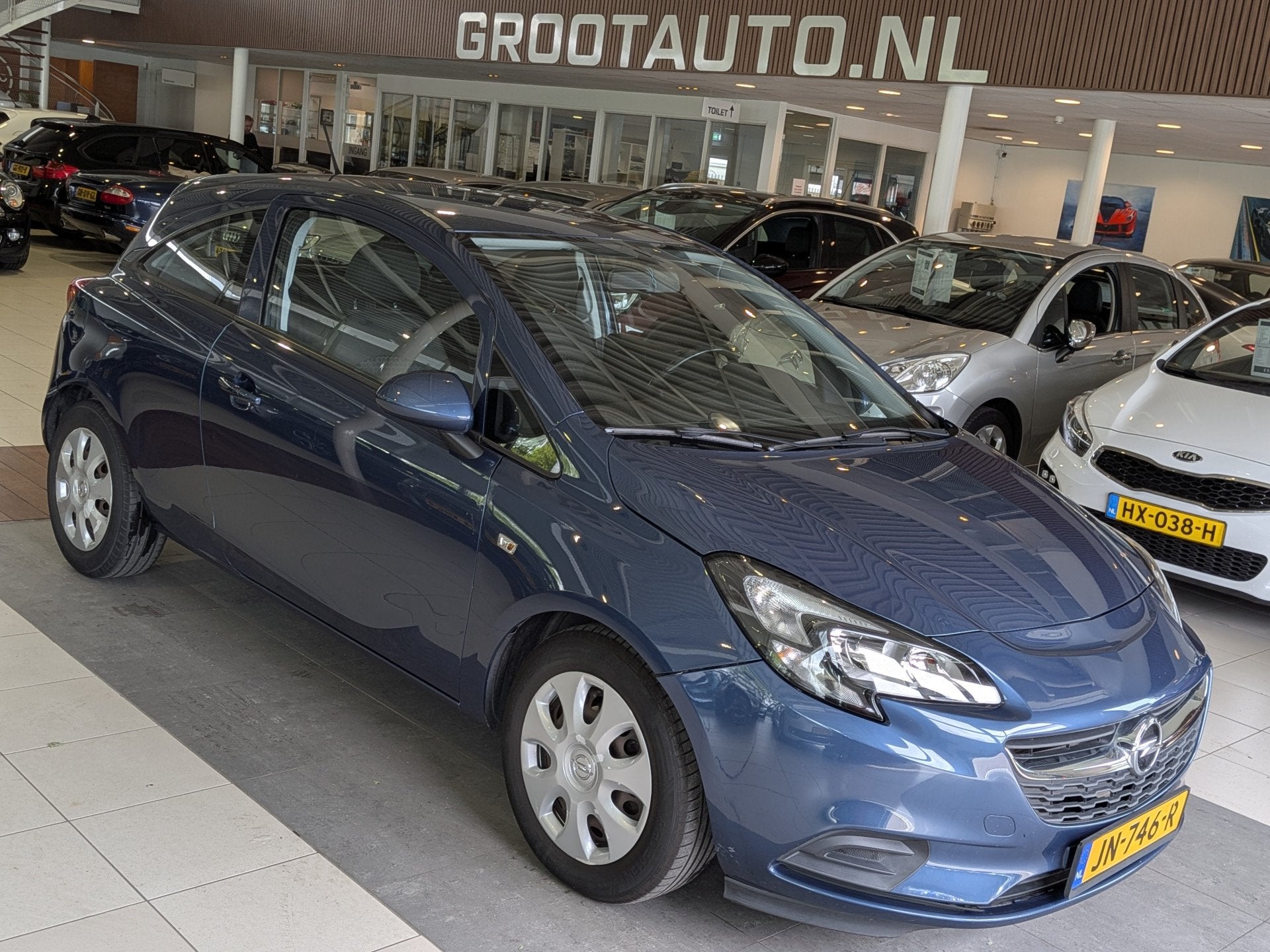Opel Corsa 1.2 EcoFlex Selection Airco, Cruise Control, Stuu, Voorwielaandrijving, Stof, Euro 6, Blauw