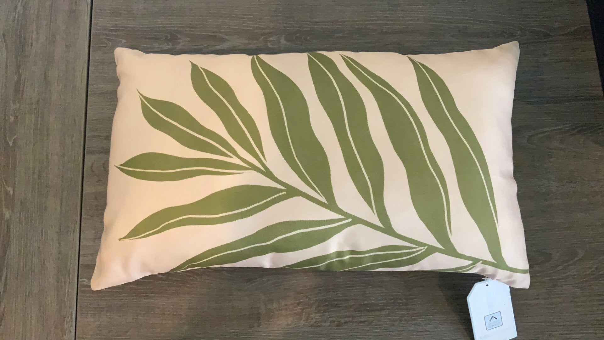 Buitenkussen met blad 30x50, Tuin en Terras, Verzenden, Zo goed als nieuw, Info@dutchdecor.com, Dutch Decor