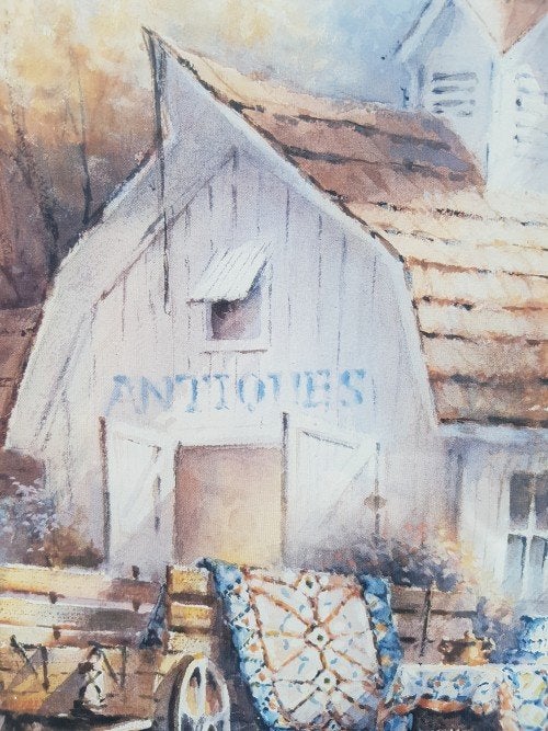 Schilderij / prent van Antiques boerderij in witte lijst, Ophalen of Verzenden, 'T Olde Gre-j, Info@toldegrej.nl, Endepoelstraat 20f Didam