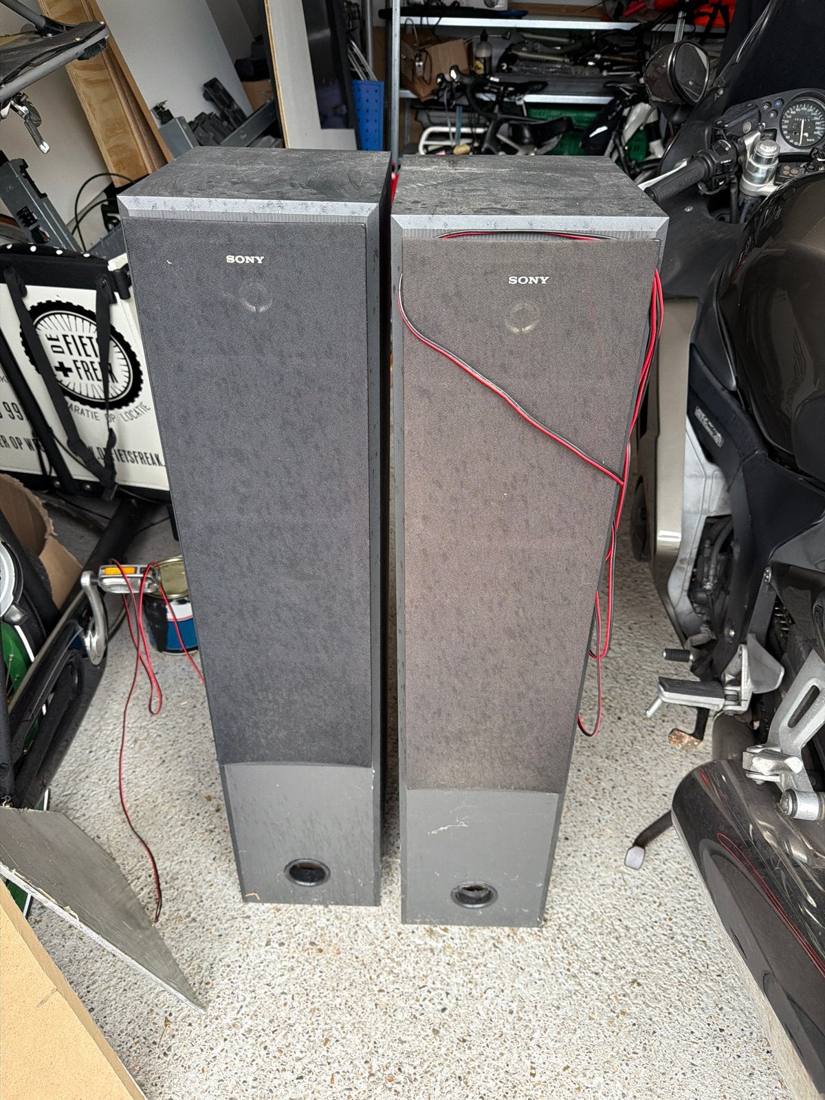 Sony Vloerstaande Luidsprekers - Set, Audio, Tv en Foto, Vloerstaande luidspreker, Gebruikt, Sony, Geschikt voor surround/home cinema