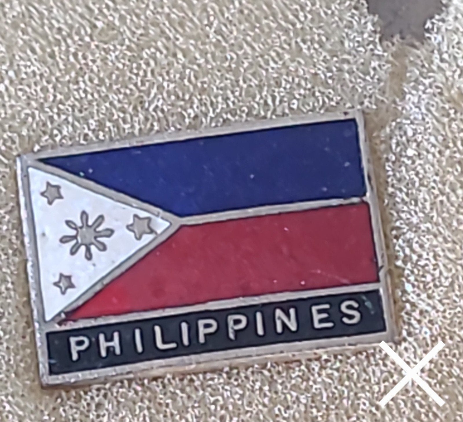Pin Filipijnse vlag - Vintage verzamelobject, Verzenden