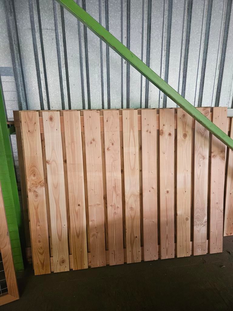 3 Douglas tuinschermen 142x180cm, Ophalen, 100 tot 150 cm, Nieuw, 150 tot 200 cm