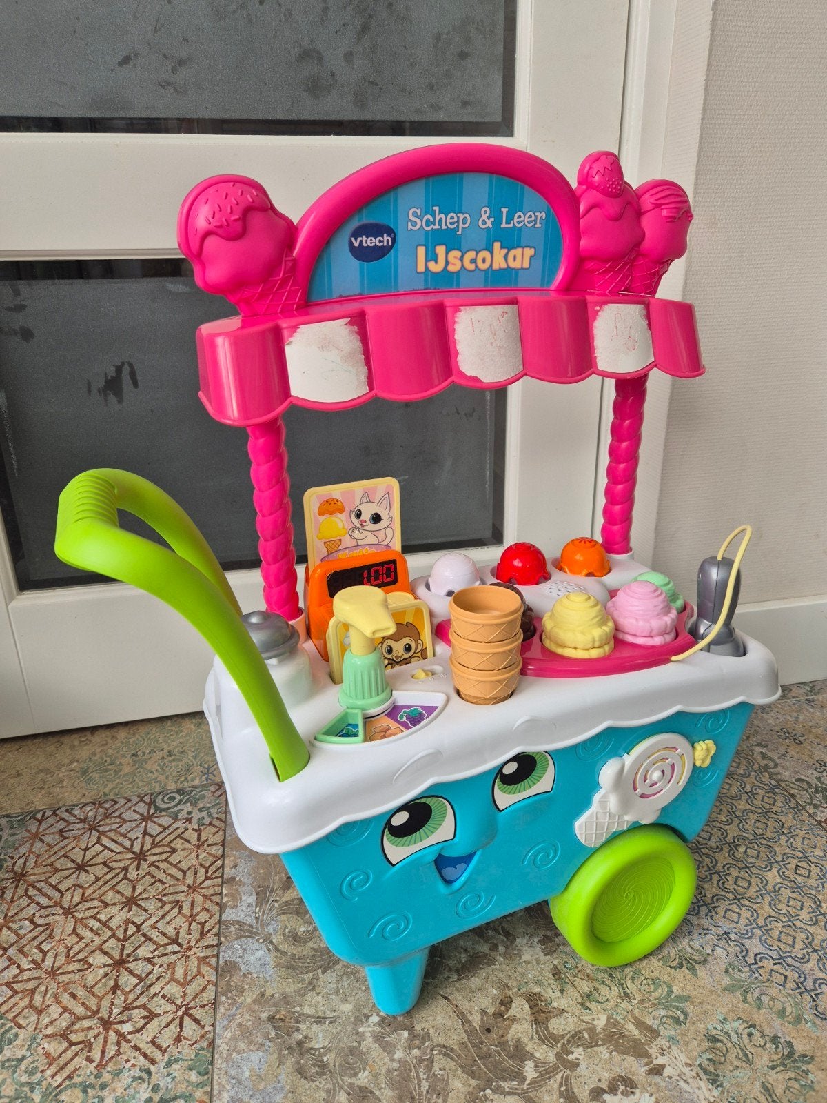 Vtech schep en leer ijscokar, Kinderen en Baby's, Speelgoed | Vtech, Ophalen, 6 maanden tot 2 jaar