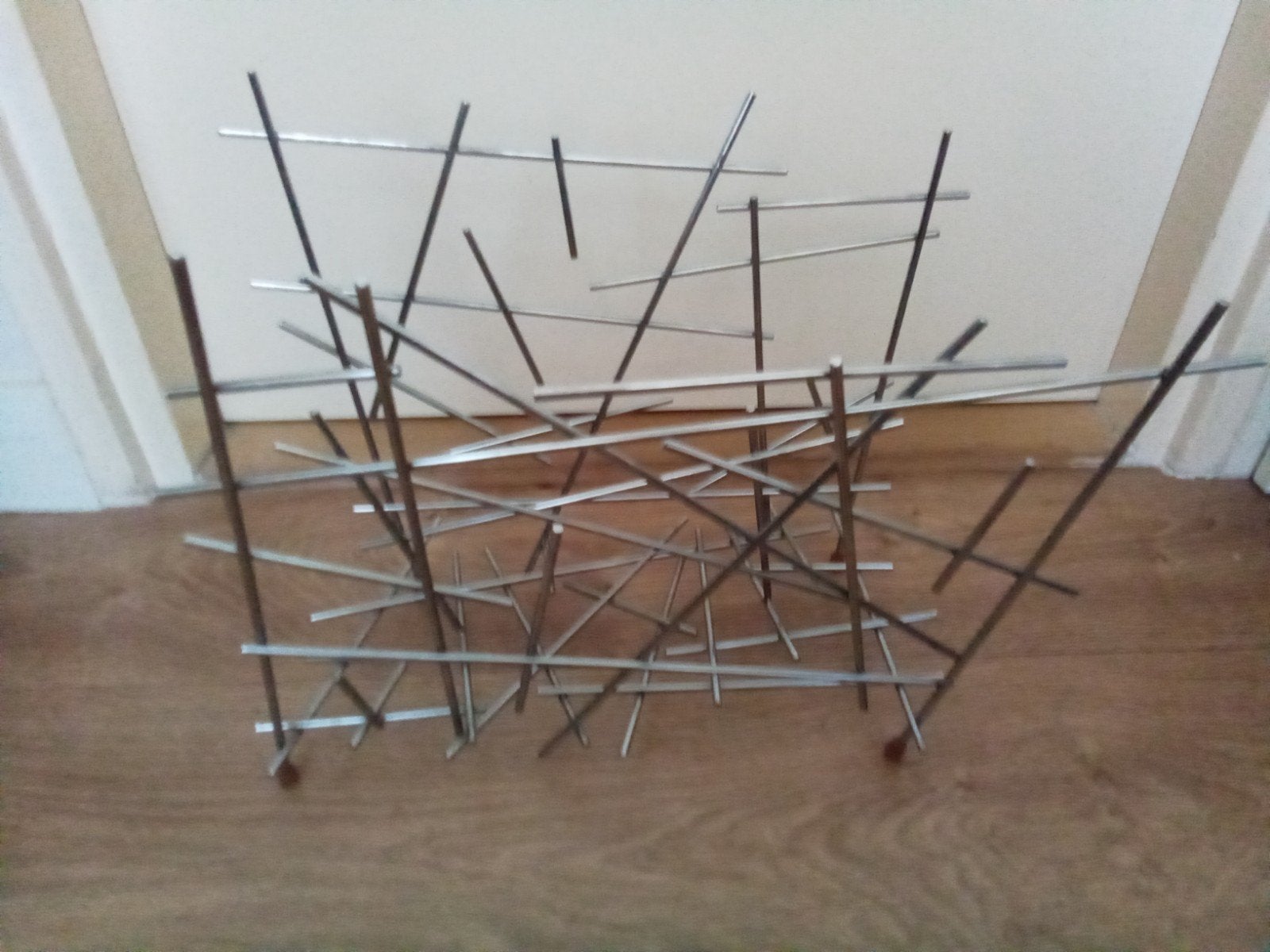 VINTAGE LECTUUR MAND BLOW UP VAN ALESSI  FRATELLI CAMPANA, Lectuurbak, Ophalen, Zo goed als nieuw, Metaal