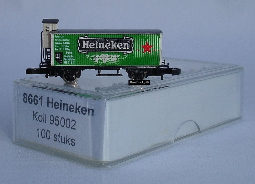 Märklin Z 8661 Heineken Koelwagen met Remmershuis !, Ophalen of Verzenden