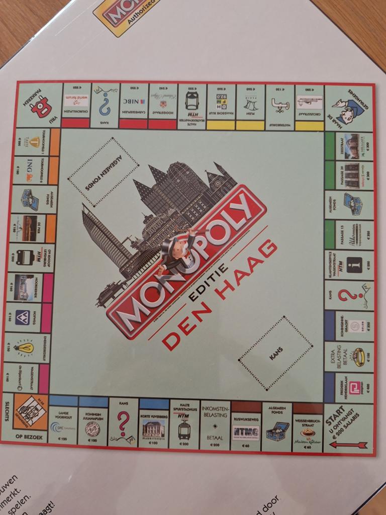 Monopoly, editie Den Haag 2008, Hobby en Vrije tijd, Gezelschapsspellen | Bordspellen, Ophalen of Verzenden, Nieuw