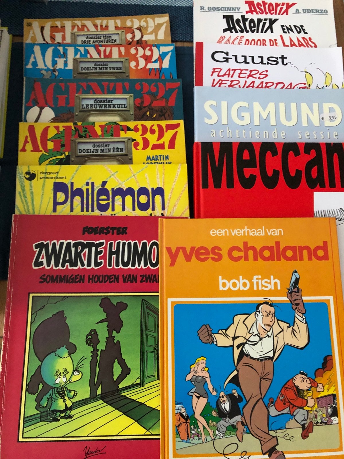 Diverse stripboeken: Agent 327, Asterix, Guust, Sigmund e.a., Boeken, Stripboeken, Gelezen, Meerdere stripboeken, Ophalen of Verzenden