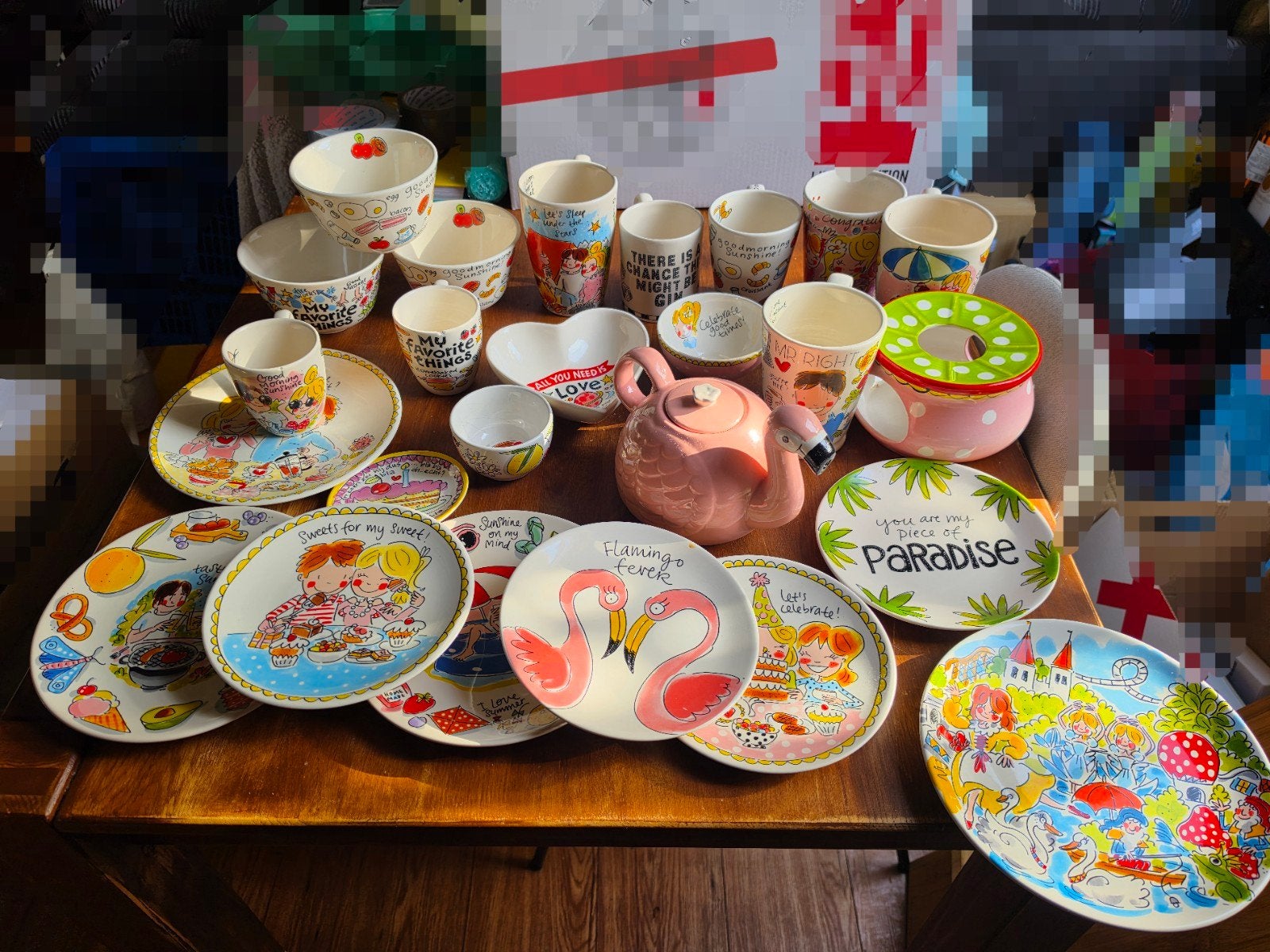 Grote collectie Blond Amsterdam servies, Huis en Inrichting, Ophalen, Zo goed als nieuw, Aardewerk