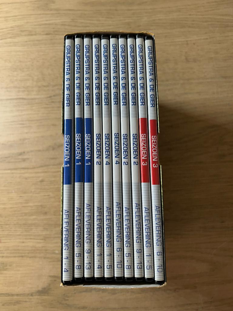 DVD Grijpstra & De Gier de Complete 4 Seizoenen, Alle leeftijden, Ophalen of Verzenden, Zo goed als nieuw