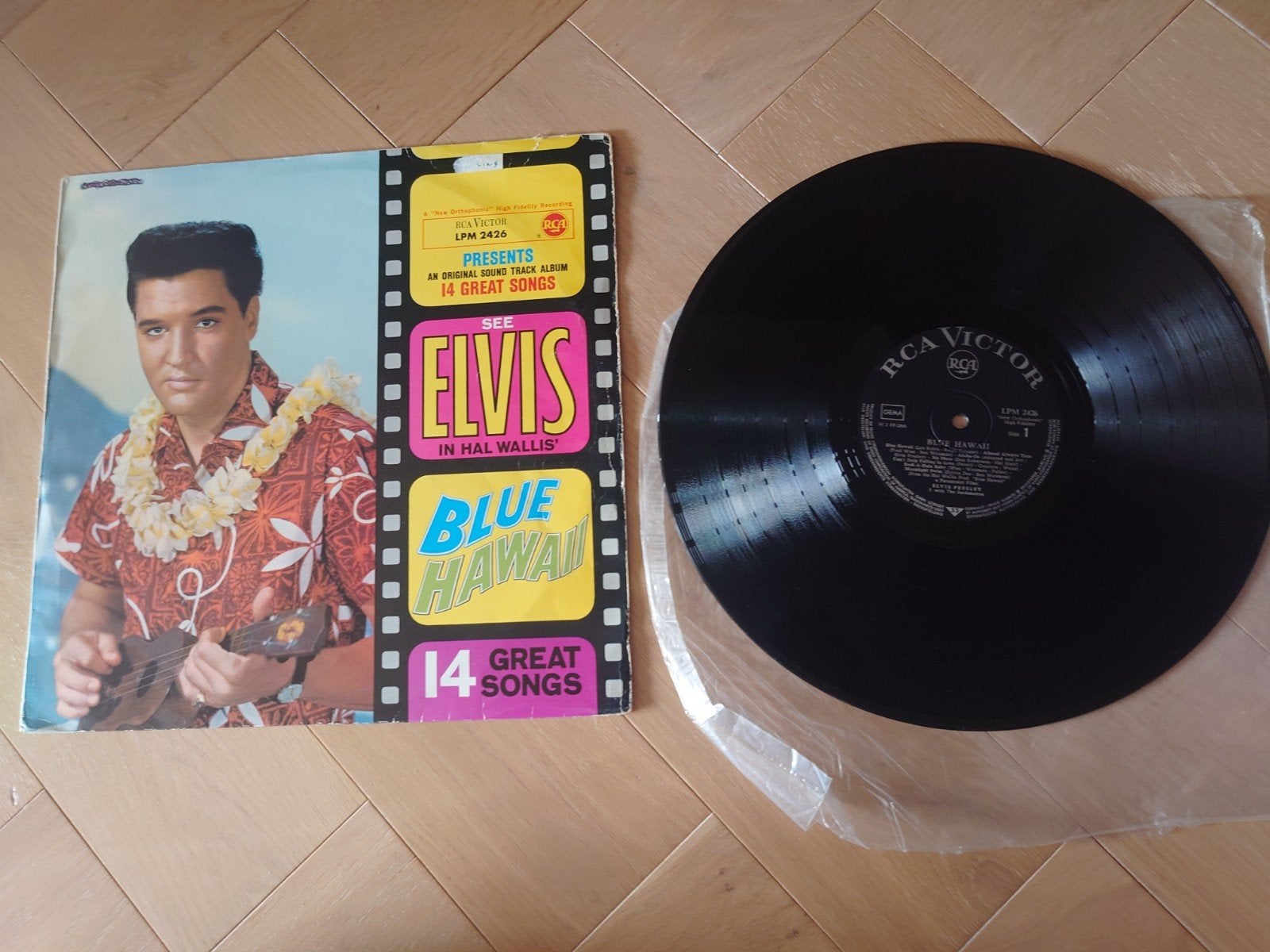 Elvis Presley - Blue Hawaii LP (RCA Victor), Cd's en Dvd's, Vinyl | Pop, LP, Rock, Gebruikt, Ophalen of Verzenden