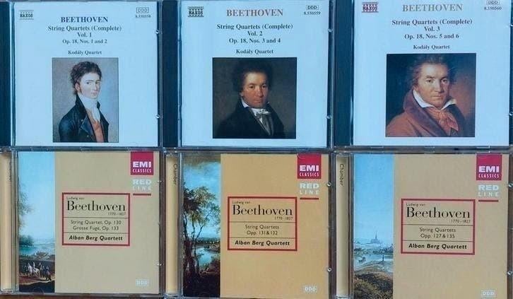 Beethoven strijkkwartetten (6 cd's), Ophalen of Verzenden, Classicisme, Zo goed als nieuw