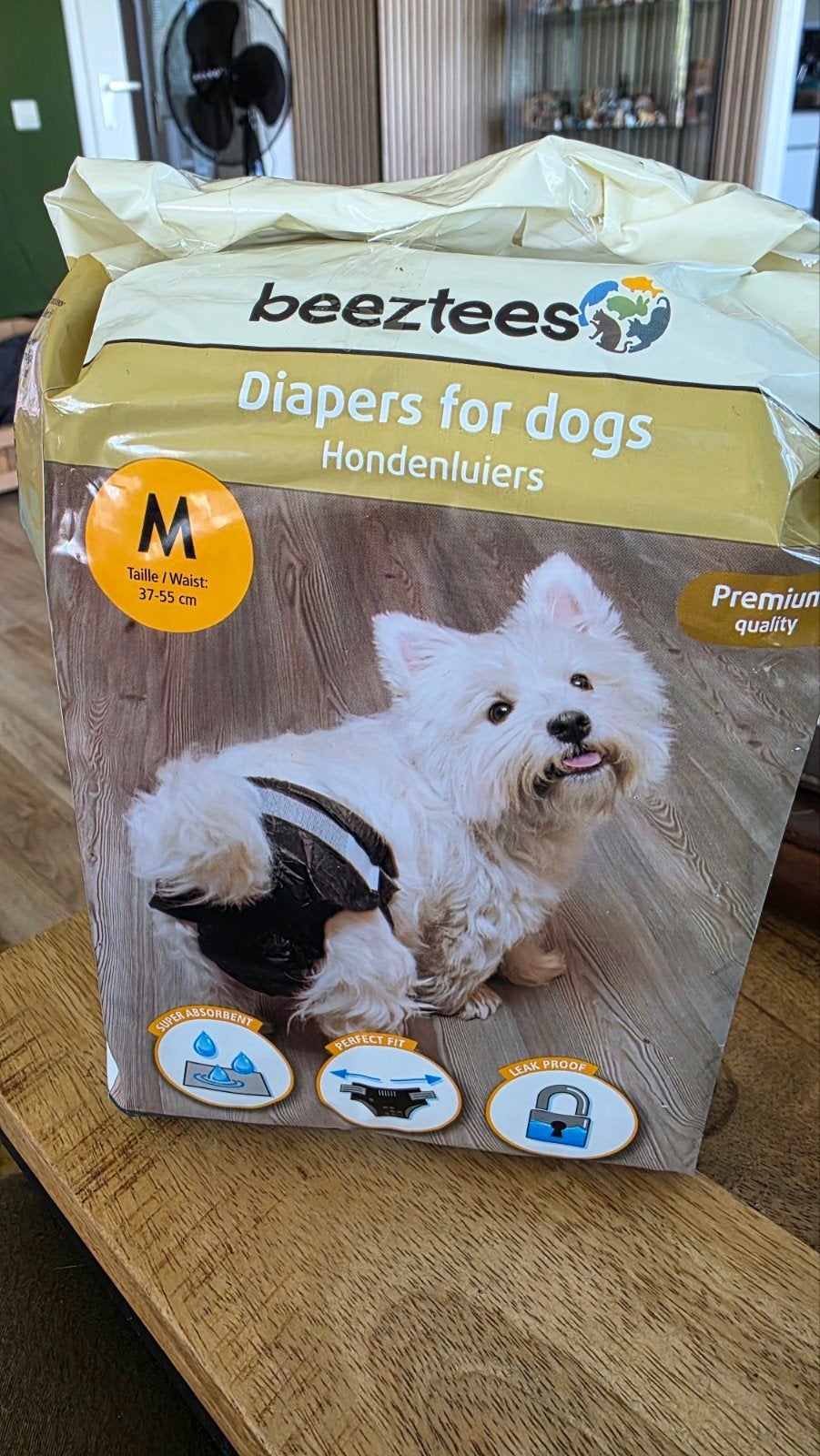 Hondenluiers, Ophalen