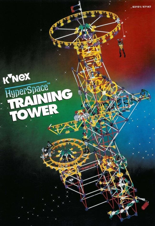 K'NEX Set | Hyper Space Training Tower + Elektromotor 47147, Ophalen of Verzenden, Zo goed als nieuw, K'nex