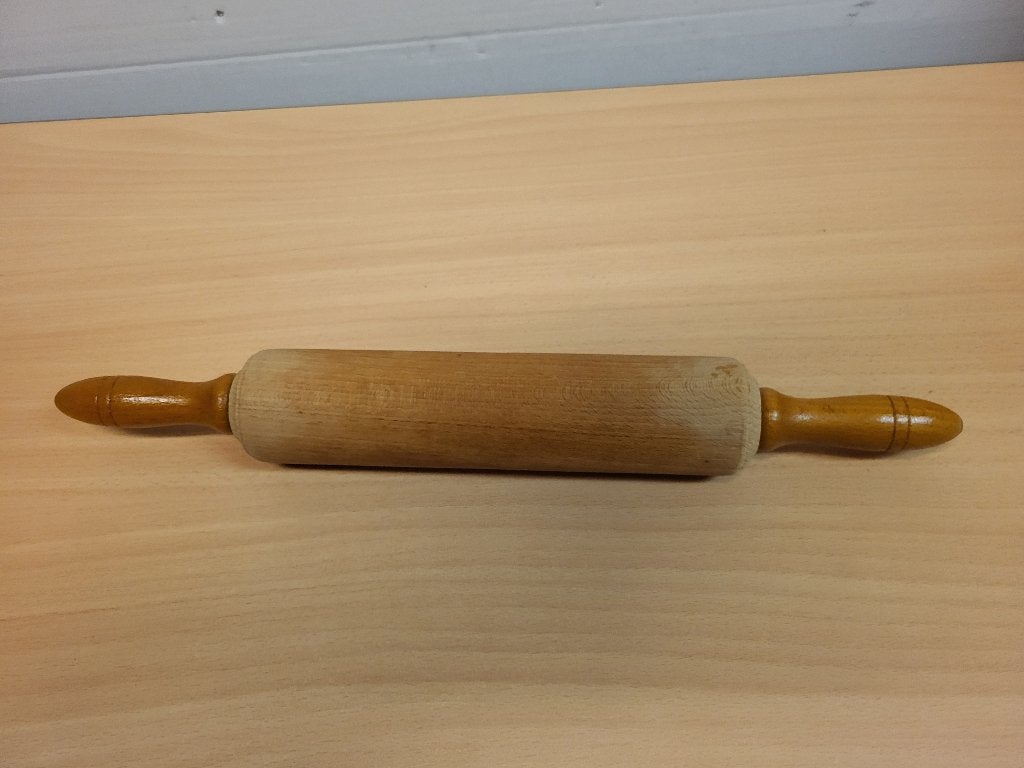 Deegroller.                  Hout., Ophalen of Verzenden, Gebruikt, Hout, Bruin
