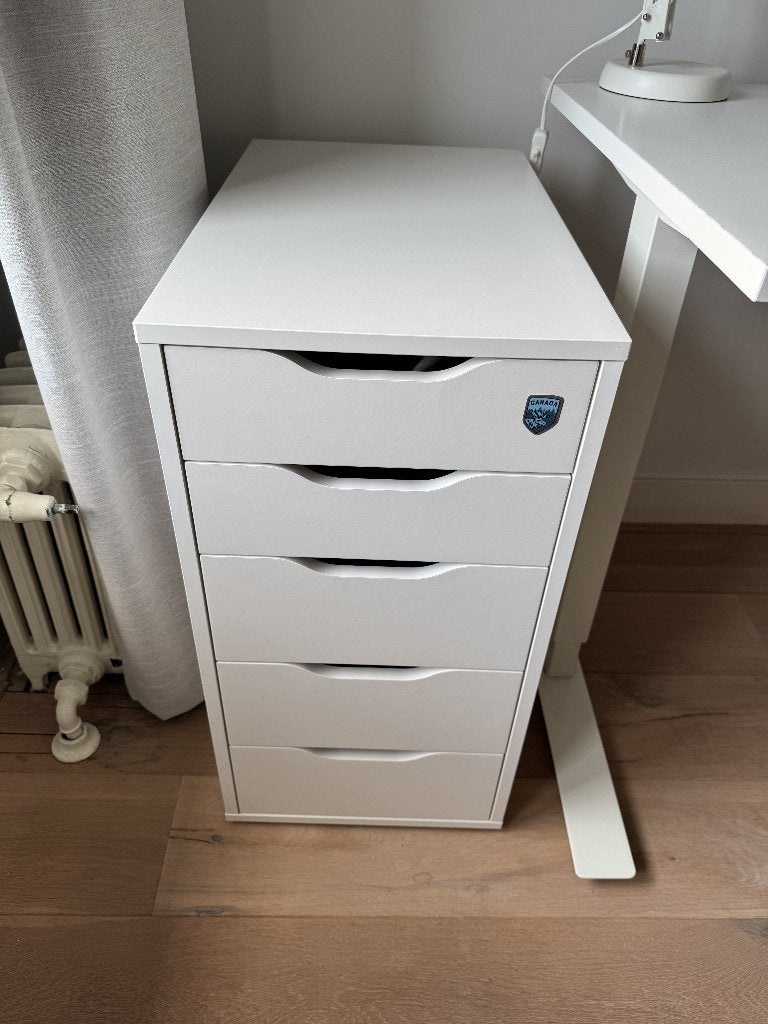 IKEA Alex ladeblok, Ophalen, Minder dan 50 cm, 5 laden of meer, Zo goed als nieuw