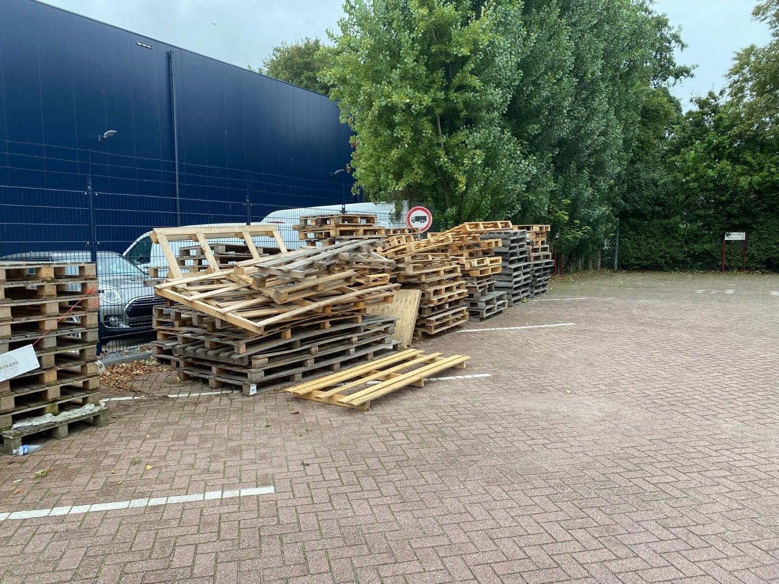 Pallets aangeboden, Ophalen, Overige houtsoorten, Minder dan 200 cm, Pallet