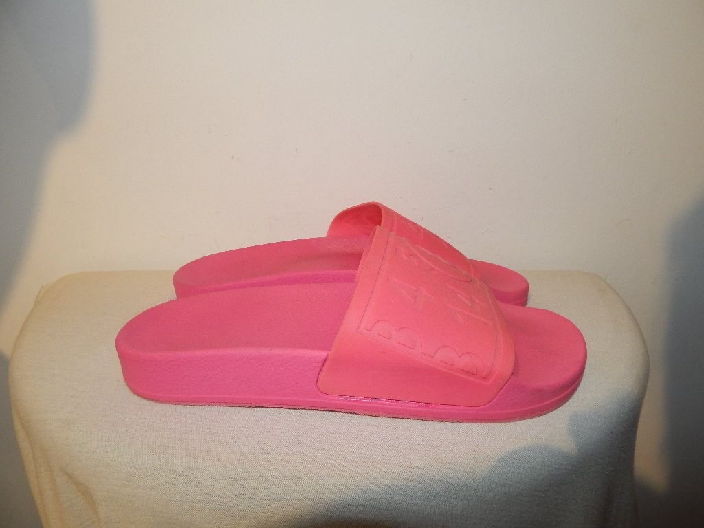 MM6 Maison martin margiela fel roze kunststof slippers 40, Slippers, MM6, Verzenden, Zo goed als nieuw