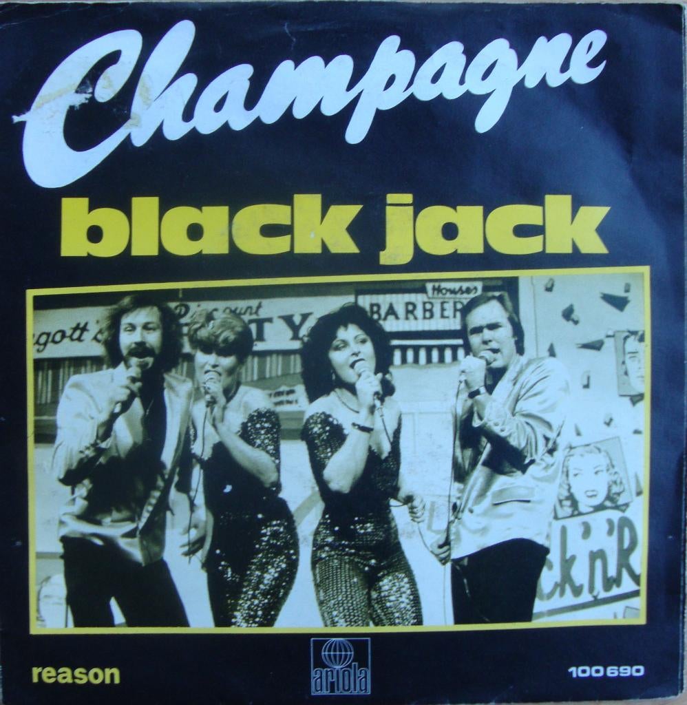 champagne - black jack, Fotohoes, Ophalen of Verzenden, Gebruikt, Pop