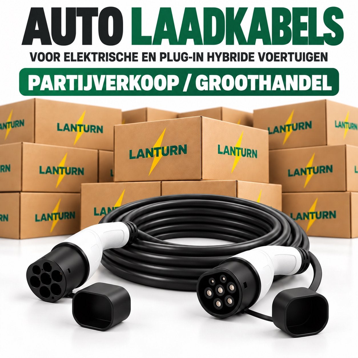 Partijverkoop & Groothandel Auto Laadkabels Autoverkopers, Ophalen of Verzenden, Zo goed als nieuw, Laadkabel