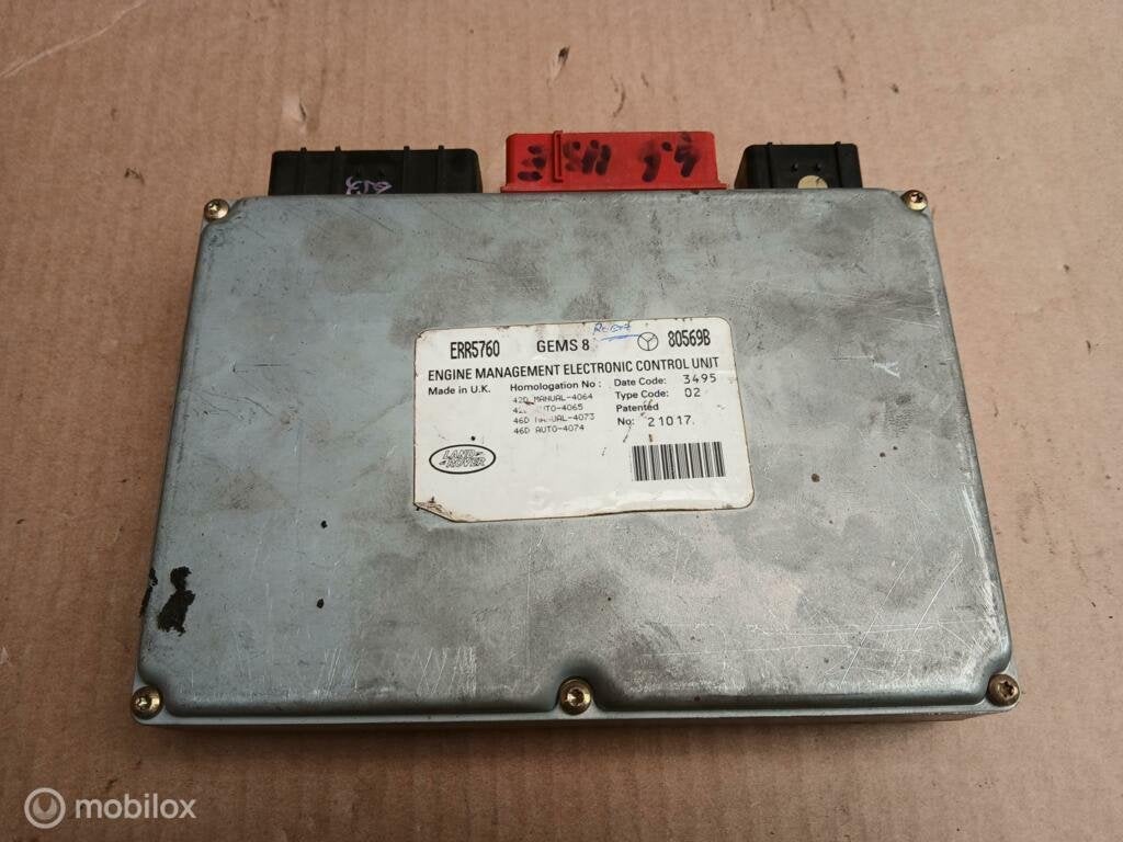 Motor ECU Range Rover P38 V8 4.0 4.6 ERR5760 Module GEMS, Auto-onderdelen, Elektronica en Kabels, Land Rover, Ophalen of Verzenden
