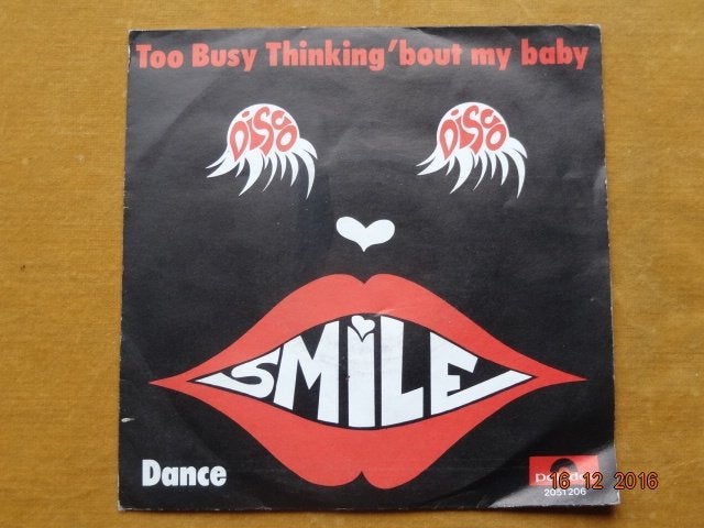 Smile - To busy thinking bout my baby  (7"), Gebruikt, Fotohoes, 7 inch, Ophalen of Verzenden