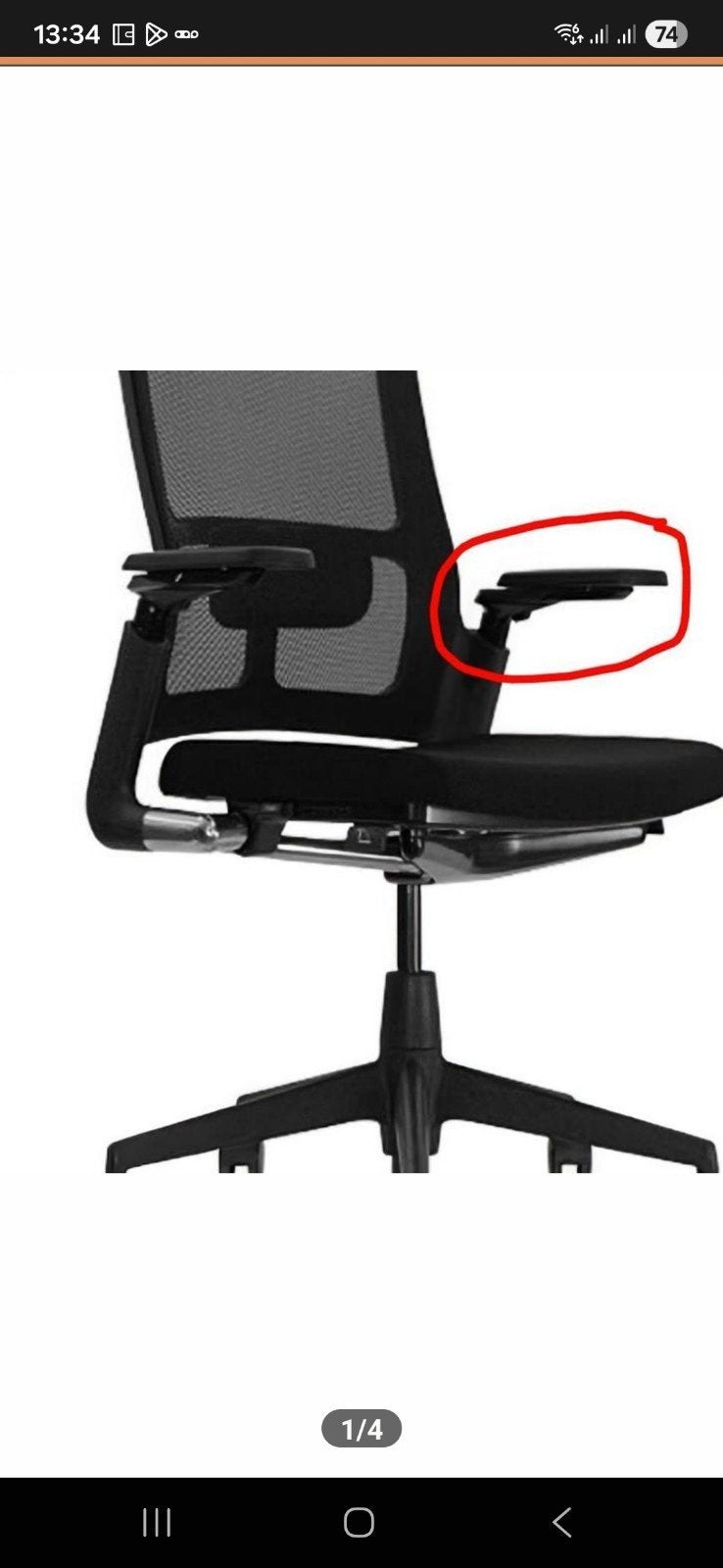 Ahrend 2020 armpads (geschikt voor), Zwart, Nieuw, Ophalen of Verzenden, Bureaustoel